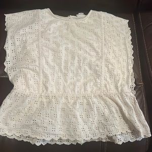 Zara girls too size 13-14 cream color absolutely adorable